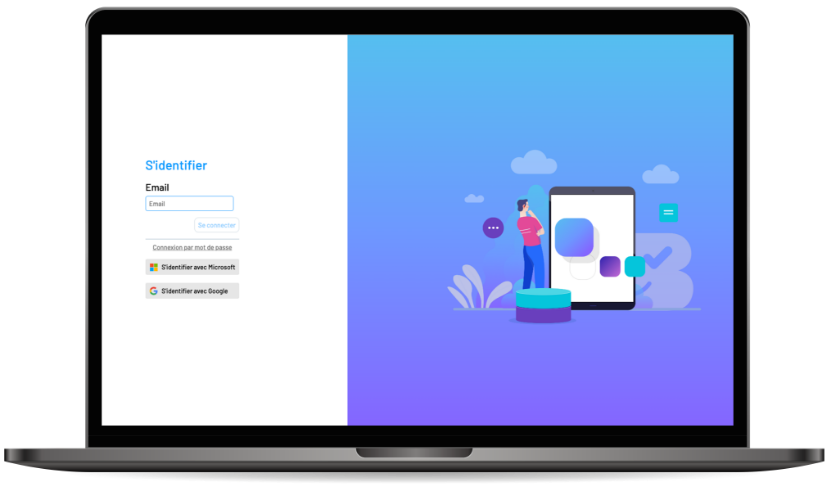 screenshot of Bienvenue Formation